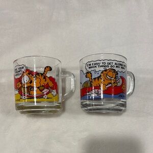 McDonald's 1978 Garfield Glass Mugs